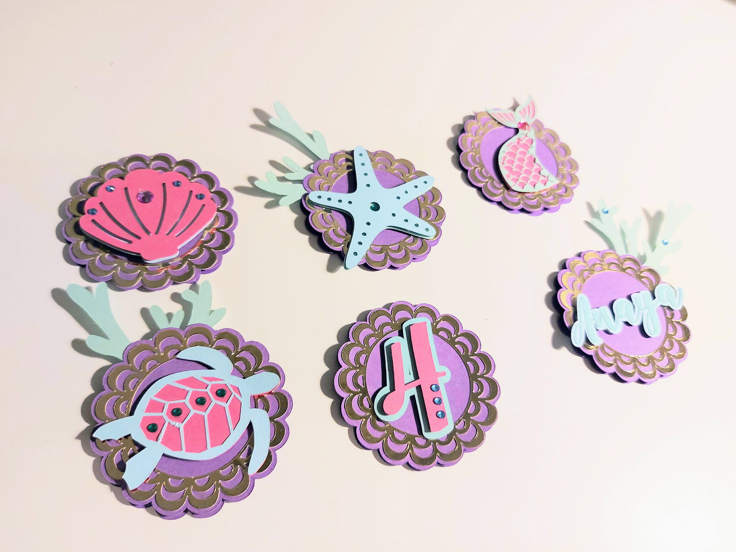 Under the Sea Cupcake Toppers