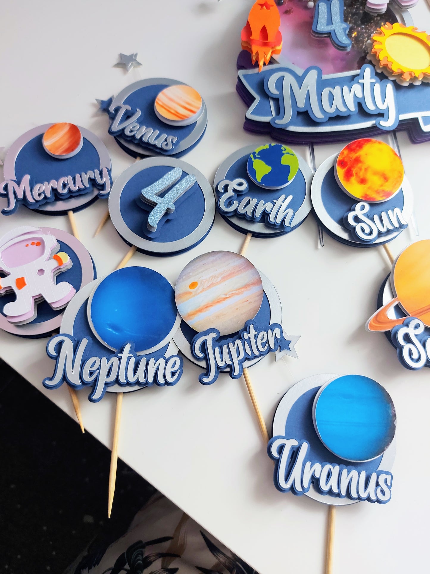 Space Cupcake Toppers