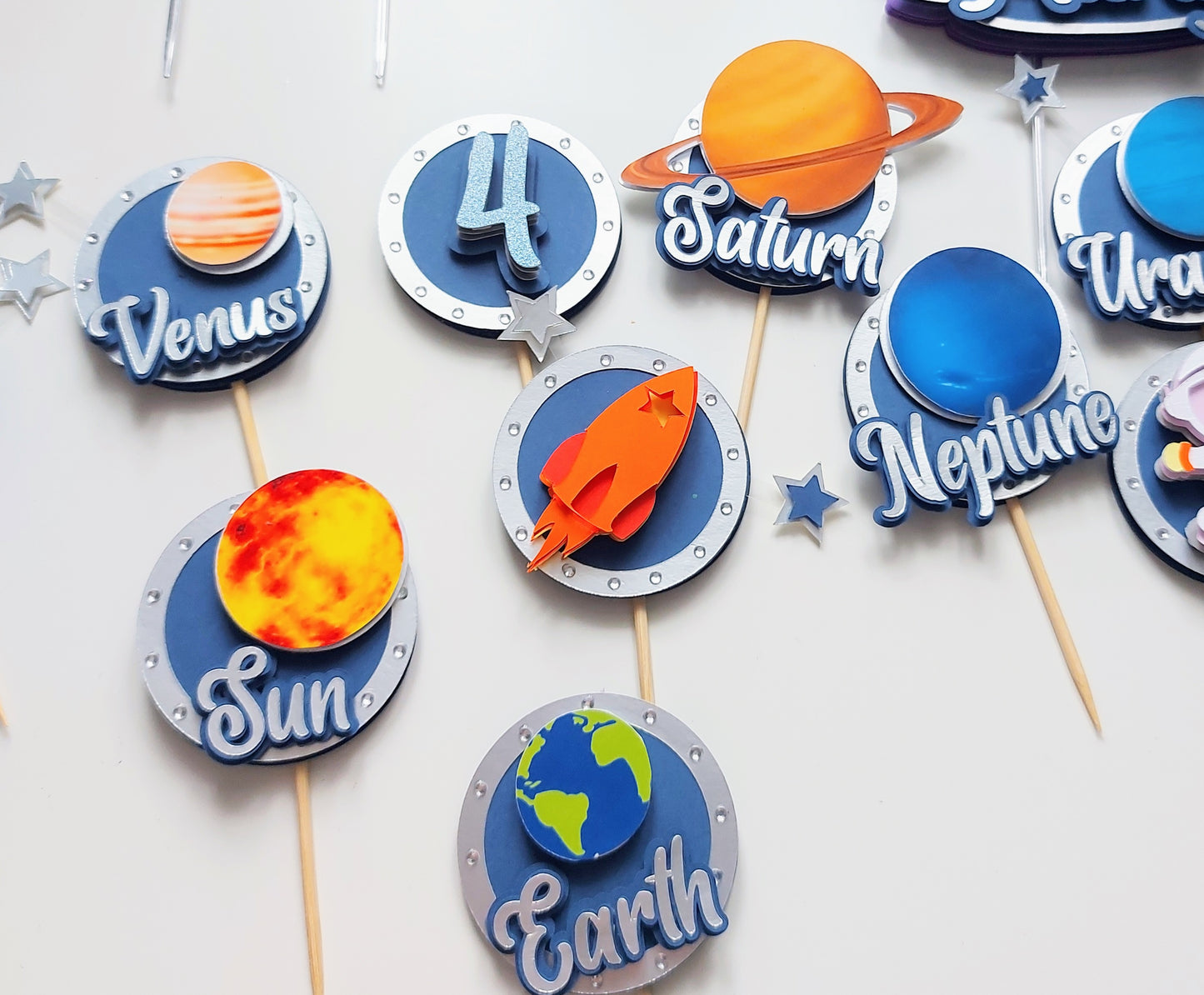 Space Cupcake Toppers